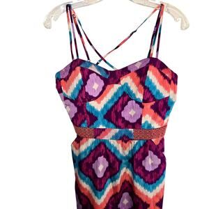 American Eagle Outfitters 8 Purple Women's Sleeveless Sun Dress Miss Medium M